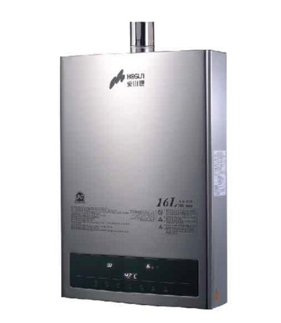 豪山牌熱水器 HR-1601數位恆溫強制排氣16L(含標準安裝)♦︎台北新北基隆桃園可約快速安裝♦︎