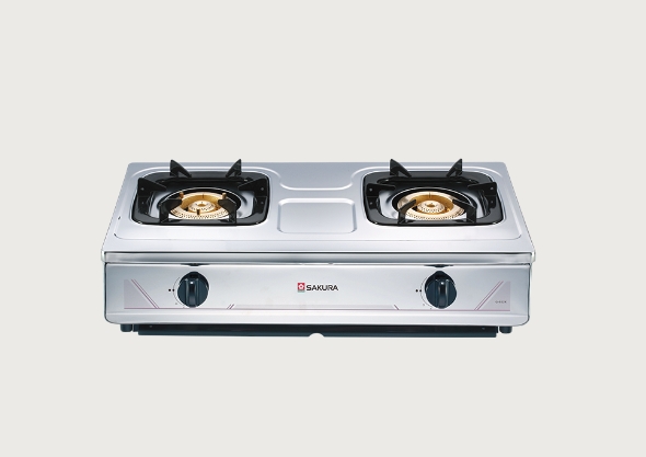 櫻花牌瓦斯爐 G-632KS銅爐頭白鐵安全台爐)(含安裝)♦︎台北新北基隆桃園可約快速安裝♦︎
