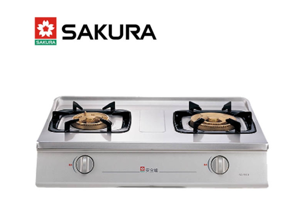 櫻花牌瓦斯爐 G-5610K炒翻天三環安全台爐)(含安裝)♦︎台北新北基隆桃園可約快速安裝♦︎