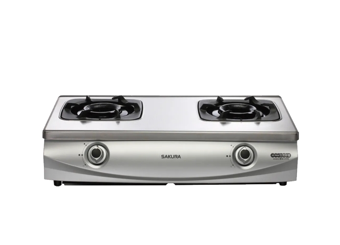櫻花牌瓦斯爐 G-5900S二口炫火珍珠紋不銹鋼安全台爐)(含安裝)♦︎台北新北基隆桃園可約快速安裝♦︎