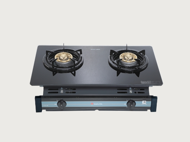 櫻花牌瓦斯爐 G-6500KG兩口強化玻璃面板嵌入爐(含安裝)♦︎台北新北基隆桃園可約快速安裝♦︎