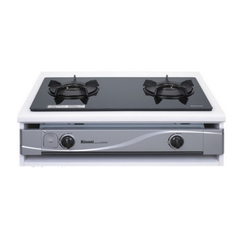 林內牌瓦斯爐 RBTS-201GB內焰式1級能效玻璃面板嵌入爐(含安裝)♦︎台北新北基隆桃園可約快速安裝♦︎