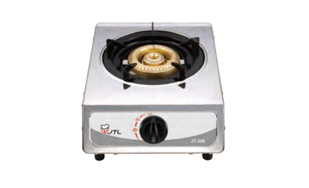 喜特麗瓦斯爐 JT-200銅爐頭單口檯爐(含安裝)♦︎台北新北基隆桃園可約快速安裝♦︎